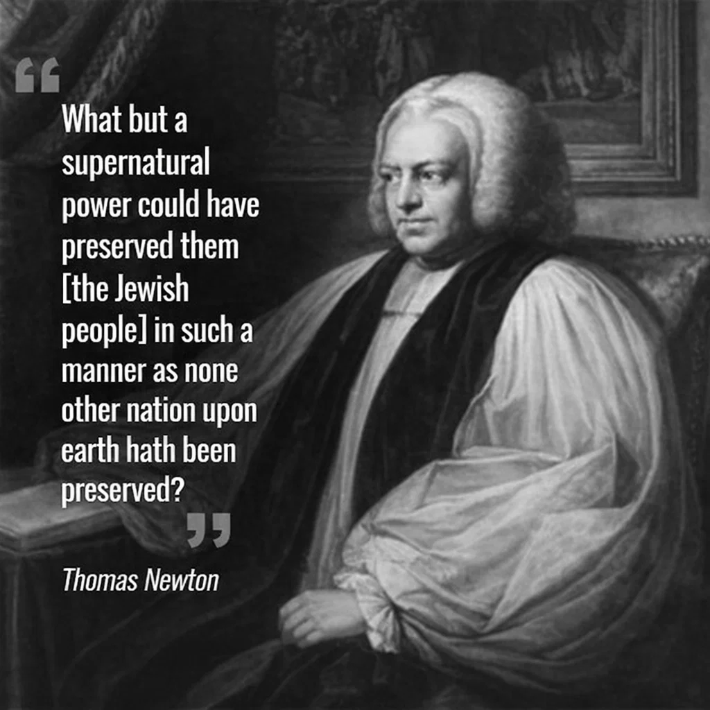 Newton Quote about Jews