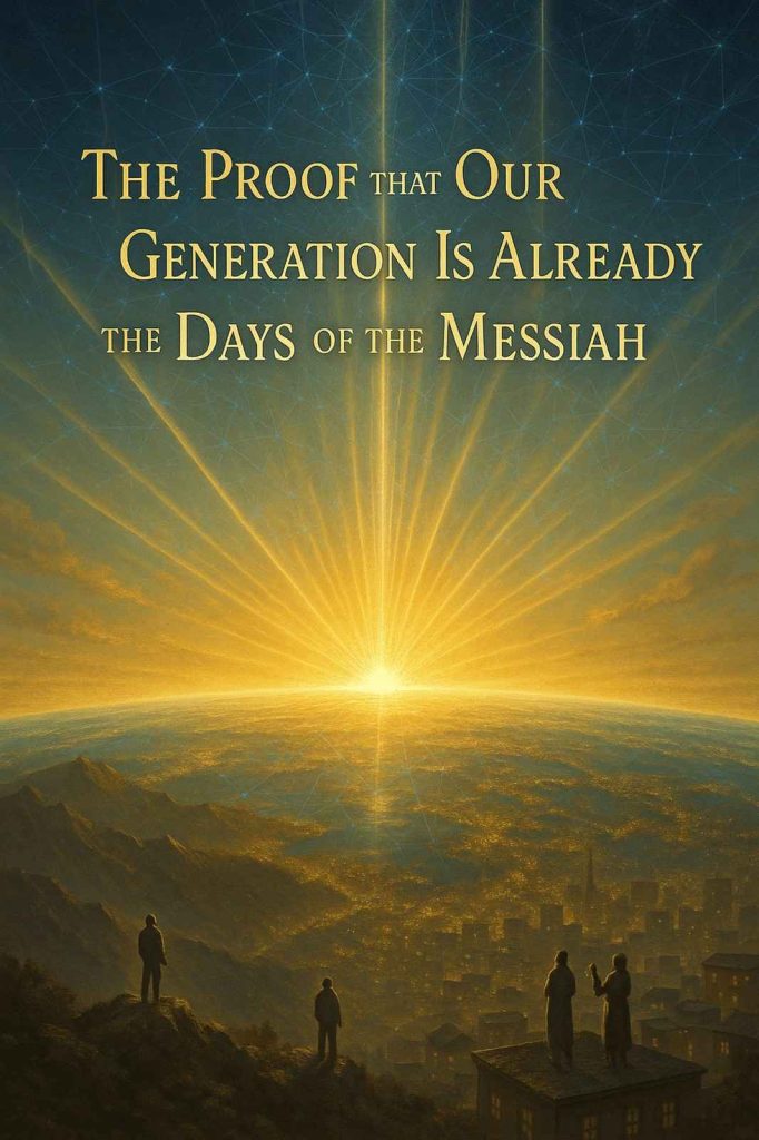 The Proof that Our Generation Is Already the Days of the Messiah