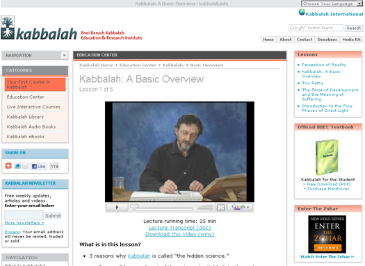 Your First Course In Kabbalah